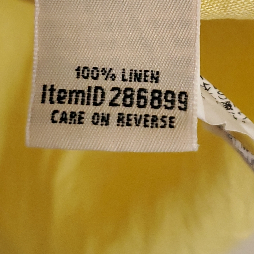 LL BEAN 100% Linen Button Down Lagenlook Shirt - Picture 6 of 7